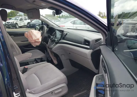 2022 Honda Odyssey Ex z USA, uszkodzony, nr VIN 5FNRL6H59NB005109